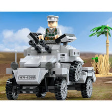 Load image into Gallery viewer, 289PCS Military WW2 Sdkfz 221 Wheeled Armored Vehicle Car Figure Model Toy Building Block Brick Gift Kids
