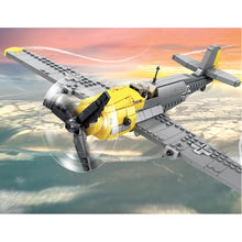 Load image into Gallery viewer, 426PCS Military WW2 BF109 Air Fighter Plane Model Figures Building Block Brick Gift Set Kids New
