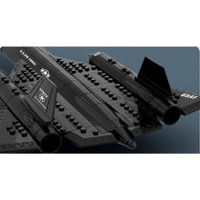 Load image into Gallery viewer, 183PCS Military US SR-71 Black Bird Lockheed Airplane Model Toy Building Block Brick Gift Kids Compatible Lego
