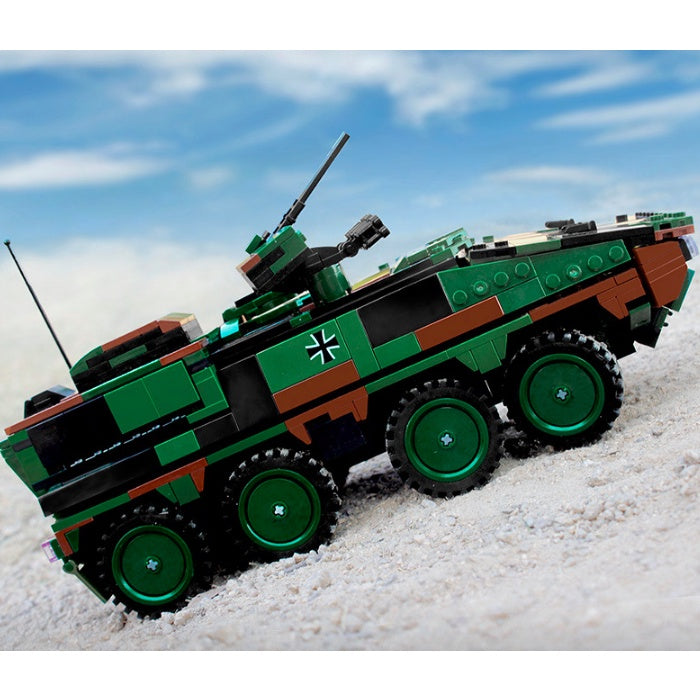 808PCS WW2 GTK Boxer Bundeswehr Armoured Vehicle Model Toy