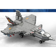 Load image into Gallery viewer, 401PCS Military WW2 Chengdu J-20 Fire Fang Air Fighter Aircraft Figure Model Toy Building Block Brick Gift Kids Compatible Lego
