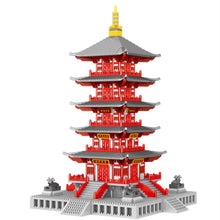Load image into Gallery viewer, 4378PCS Architecture Hanshan Temple Tower Traditional Model Toy Building Block Brick Gift Kids
