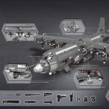 Load image into Gallery viewer, 1713PCS Military WW2 Lockheed Air Gunship Plane Figure Model Toy Building Block Brick Gift Kids Compatible Lego
