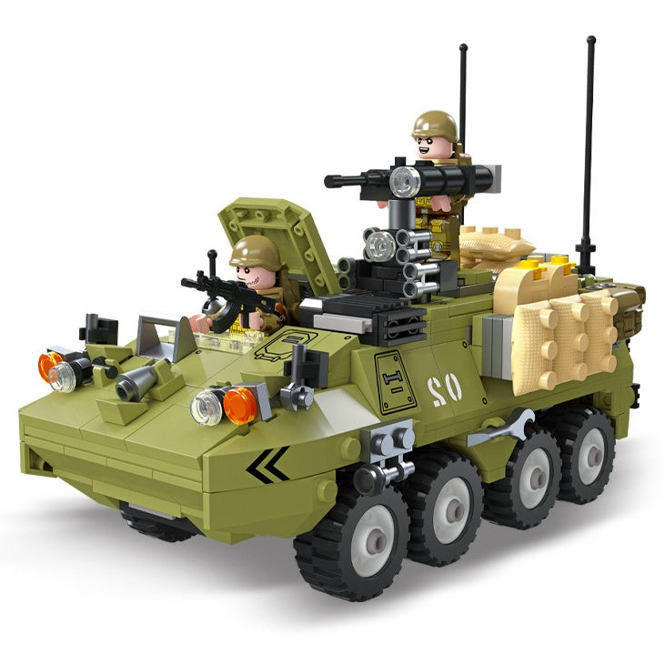 549PCS Military M1126 APC Vehicle Figure Model Toy Building Block Brick Gift Kids Compatible Lego