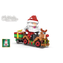 Load image into Gallery viewer, 390PCS MOC Christmas Santa Reindeer Car Model Building Block Brick Toy Gift Set Kids New Compatible Lego
