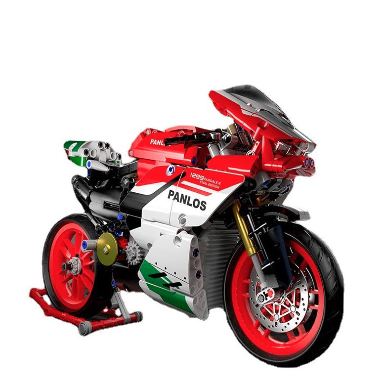 803PCS MOC Technic Ducati Motorcycle Motor Bike Model Toy Building Block Brick Gift Kids Compatible Lego