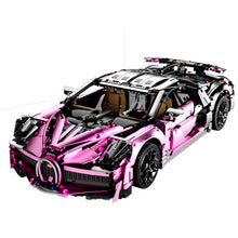 Load image into Gallery viewer, 3728PCS MOC Technic Large Purple Bugitti Veyron Super Racing Sports Car Model Toy Building Block Brick Gift Kids Compatible Lego 1:8
