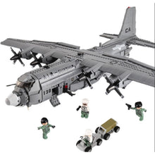 Load image into Gallery viewer, 1713PCS Military Lockheed AC130 Air Gunship Plane Figures Model Toy Building Block Brick Gift Kids Compatible Lego
