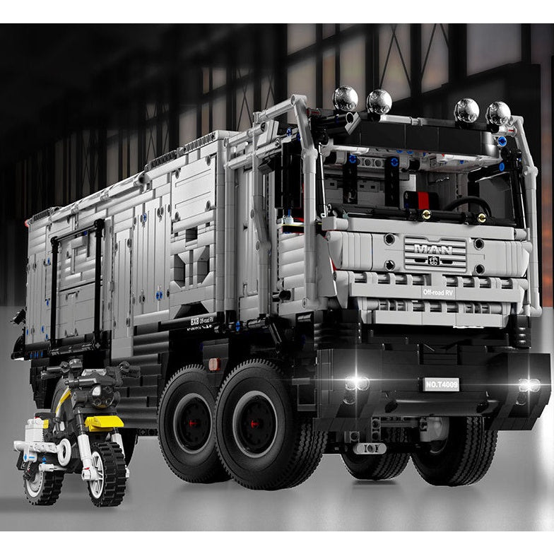 6068PCS MOC Technic Large RV 8x8 Off Road Recreational Vehicle Truck Model Toy Building Block Brick Gift Kids Compatible Lego