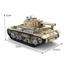 Load image into Gallery viewer, 561PCS Military WW2 Valentine MK Tank Model Figures Building Block Brick Toy Gift Set Kids New Compatible Lego
