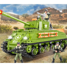 Load image into Gallery viewer, 1120PCS MOC Military WW2 M4 Sherman Medium Tank Figure Model Toy Building Block Brick Gift Kids Compatible Lego
