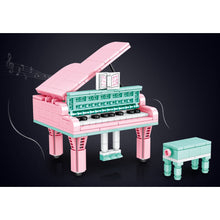 Load image into Gallery viewer, MOC Mini Musical Instrument Guitar Piano Violins Keyboard Lute Model Toy Building Block Brick Gift Kids
