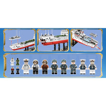 Load image into Gallery viewer, 1735PCS Military WW2 NAVY Yuting Type 072A Class Tank Landing Ship Figure Model Toy Building Block Brick Gift Kids Compatible Lego

