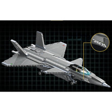 Load image into Gallery viewer, 1748PCS MOC Military J20 Stealth Fighter Jet Figure Model Toy Building Block Brick Gift Kids Compatible Lego

