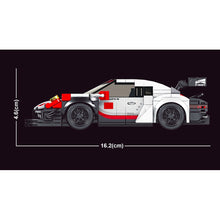 Load image into Gallery viewer, 349PCS MOC Technic RSR Racing Sports Car Model Toy Building Block Brick Gift Kids Compatible Lego With Display Box
