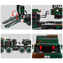 Load image into Gallery viewer, 1912PCS WW2 Large SLT Mammut Tank Transport Vehicle Truck Car Model Toy Building Block Brick Gift Kids Compatible Lego
