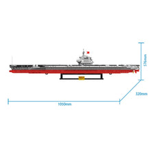 Load image into Gallery viewer, 3028PCS Military WW2 Large Fujian Class 003 Aircraft Carrier Figure Model Toy Building Block Brick Gift Kids Compatible Lego 1:320
