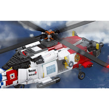 Load image into Gallery viewer, 1408PCS Military WW2 MH-60T Jayhawk Rescuer Helicopter Model Toy Building Block Brick Gift Kids Compatible Lego
