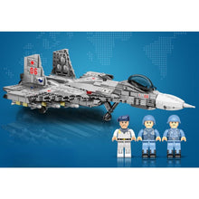 Load image into Gallery viewer, 835PCS Military WW2 Sukhoi Su-27 Flanker Air Fighter Aircraft Figure Model Toy Building Block Brick Gift Kids
