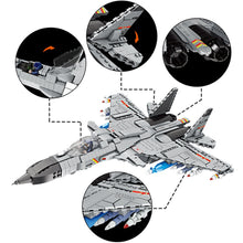Load image into Gallery viewer, 1293PCS Military WW2 2in1 J-15 Flying Shark Flanker-D F4U Corsair Air Fighter Aircraft Figure Model Toy Building Block Brick Gift Kids Compatible Lego
