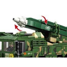 Load image into Gallery viewer, 522PCS Military WW2 DF-17 Hypersonic Missiles Truck Figure Model Toy Building Block Brick Gift Kids Compatible Lego
