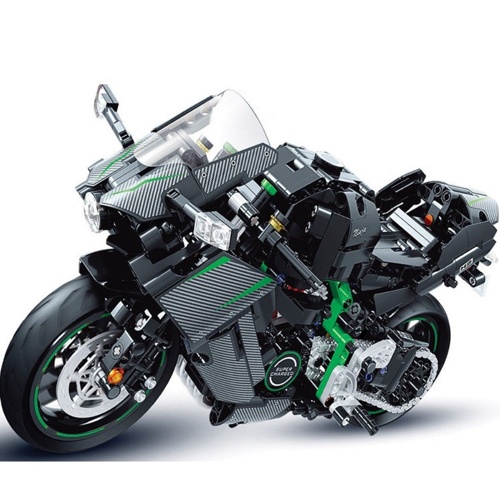 949PCS MOC Technic Speed H2R Motorcycle Motor Bike Model Toy Building –  mycrazybuy store