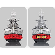 Load image into Gallery viewer, 1602PCS Military KMS Bismarck Battleship Model Toy Building Block Brick Gift Kids Compatible Lego
