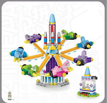 Load image into Gallery viewer, DIY Mini City Funfair Park Shop Store Restaurant Educational Toy Building Blocks Brick Gift Fully Compatible With Lego
