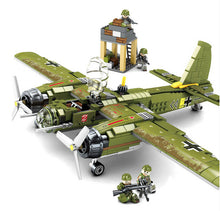Load image into Gallery viewer, 559PCS MOC Junker JU-88 Bomber Fighter Building Blocks Figures Bricks Educational Toy Model Fully
