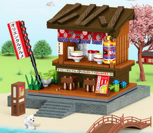 Load image into Gallery viewer, 233PCS MOC Mini Japanese Cuisine Ramen House Building Blocks Educational Toy Model Bricks Fully
