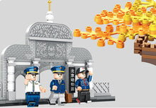 Load image into Gallery viewer, 907PCS MOC City Beijing Train MTR Station Building Blocks Brick Educational Toy Model Figure Fully
