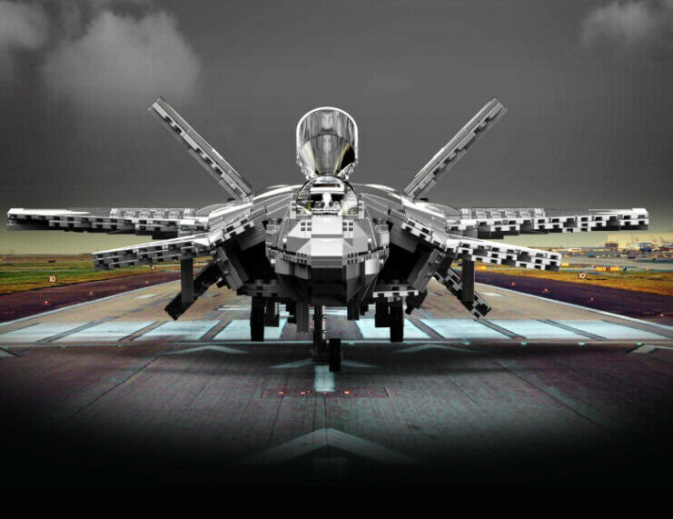 1991PCS Military J-20 Stealth Fighter Building Blocks Bricks Figures Educational Toy Model Fully Compatible With Lego