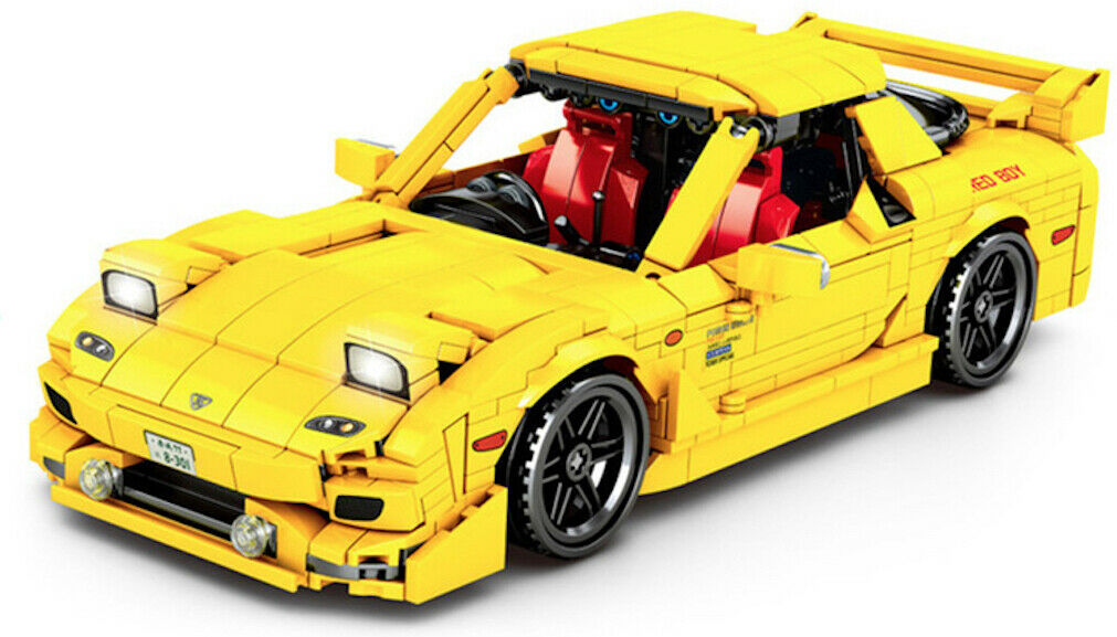 772PCS MOC JDM FD RX7 Racing Super Car Building Blocks Bricks Educational Toy Model Fully Compatible With Lego