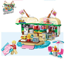 Load image into Gallery viewer, DIY Mini City Funfair Park Shop Store Restaurant Educational Toy Building Blocks Brick Gift Fully Compatible With Lego
