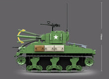 Load image into Gallery viewer, 726PCS M4 Sherman Tank Building Blocks WW2 Soldier Figures Educational Toy Bricks Model Fully
