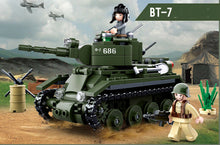 Load image into Gallery viewer, 347PCS Military BT7 Fast Tank Building Block Brick Soldier Figure Model Educational Toys Fully
