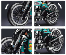 Load image into Gallery viewer, 431PCS MOC Technic Cafe Racer Motorcycle Bike Building Blocks Educational Toy Model Brick Fully Compatible With Lego
