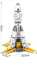 Load image into Gallery viewer, 444PCS Space Carrier Rocket Building Blocks Bricks Figures Model Educational Toy Fully
