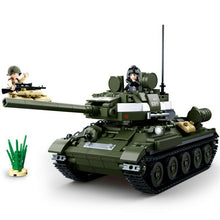 Load image into Gallery viewer, 687PCS T34 85 Medium Tank Building Blocks Bricks Soldier Figures Model Educational Toys Fully Compatible With Lego
