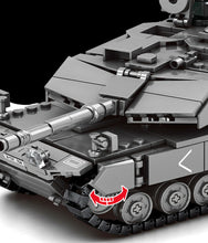 Load image into Gallery viewer, 898PCS Military 2A7 Leopard Main Abrams Battle Tank Building Blocks Model Bricks Fully Compatible With Lego

