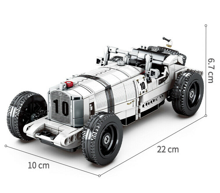 492PCS MOC Technic Vintage Car Building Blocks Educational Toy Model Bricks Fully Compatible With Lego
