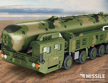 Load image into Gallery viewer, 1149PCS DF-41 China Intercontinental Missile Truck Building Blocks Model Figures Fully Compatible With Lego
