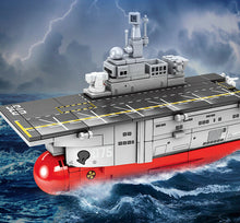 Load image into Gallery viewer, 367PCS Military PLA NAVY Amphibious Assault ship LHA Building Block Figure Model Fully Compatible With Lego

