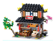 Load image into Gallery viewer, 603PCS MOC Mini Japanese Cuisine Ramen House Building Blocks Educational Toy Model Bricks Fully
