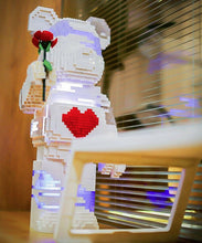 Load image into Gallery viewer, 3200PCS MOC Large Love Bear Display Building Block Educational Toy Model Bricks Figure Light Fully Compatible With Lego
