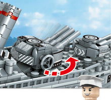 Load image into Gallery viewer, 1032PCS Military HMS Colossus Battleship Building Block Brick Figure Educational Toy Model Fully Compatible With Lego
