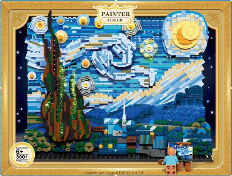 1830PCS MOC Picture Painter Junior Building Blocks Bricks Educational Toy Model Figure Fully Compatible With Lego
