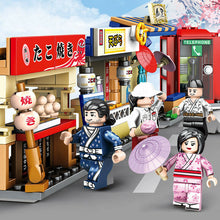 Load image into Gallery viewer, 545PCS Mini Japanese City Street Market Shop Educational Toy Building Blocks Bricks Figures Fully Compatible With Lego
