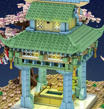 Load image into Gallery viewer, 1106PCS MOC Japan Sakura Pavilion Park Building Blocks Bricks Figures Educational Toy Model Fully Compatible With Lego
