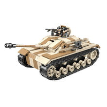 Load image into Gallery viewer, 721PCS Sturmgeschütz III Tank Model Building Blocks Brick WW2 Soldier Figure Educational Toy Fully
